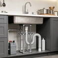 thumbnail image 2 of Adjustable Kitchen Sink Support for Portable Wash Basins and Laundry Stations | Sink Support Bracket - Undermount Basin Holder, Non-Slip Mounting Rack, Easy Install Kit(18-22in)Q, 2 of 7