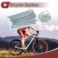 thumbnail image 2 of Unique Bargains 36 Set 13G Bicycle Spokes 13G Bike Wheel Spokes Galvanized Carbon Steel Silver Tone-83mm, 2 of 7