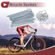 thumbnail image 2 of Ofertas Únicas 36 Conjunto de Radios de Bicicleta 13G Radios de Rueda de Bicicleta Galvanizados de Acero al Carbono Tono Plateado-87mm, 2 of 7