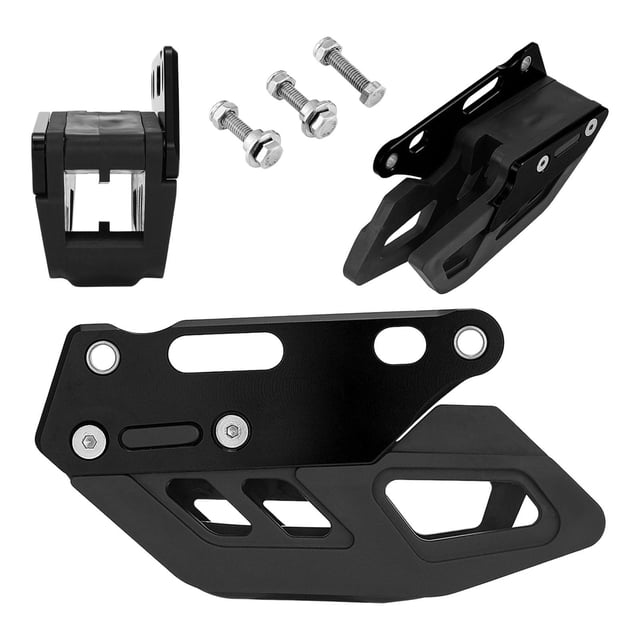 Guía de cadena de aluminio CNC ajustable shamjiam Protector de guía de cadena Negro