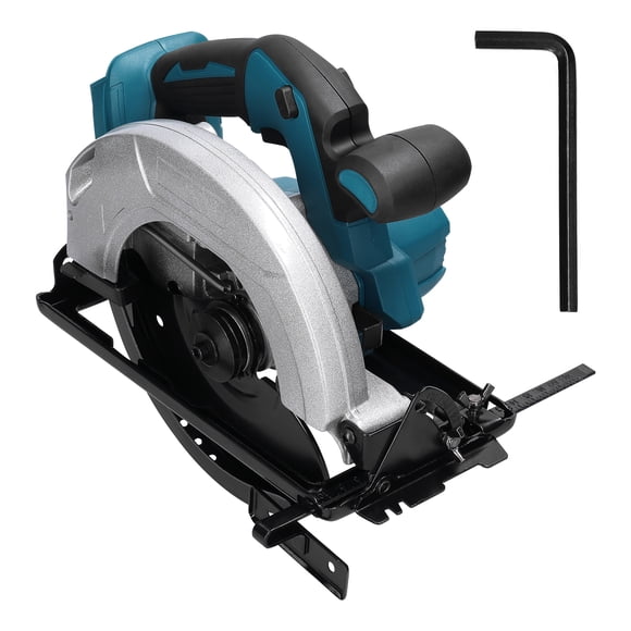 TFixol 7-Inch Cordless Brushless Circular Saw for Woodworking, DIY Projects, and Home Renovation - Lightweight, Adjustable Depth, and Multi-Angle Cutting - No Battery or Blade Included (DHS780)