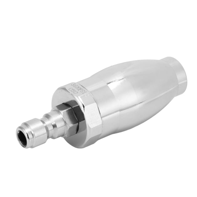 Sprayer Nozzle, 1/4 Quick Connect 360 Rotating Pressure Washer Nozzle Brass+Ceramic 2800 RPM For Home Car Advertising Bark Rust