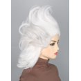 thumbnail image 3 of Peluca con diseño de bruja marina para cosplay, color blanco, para mujer o niña, 3 of 5
