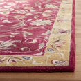 thumbnail image 3 of SAFAVIEH Anatolia Timothy Wool Area Rug, Burgundy/Gold, 8' x 10', 3 of 7