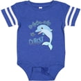 thumbnail image 3 of Inktastic Dolphin-itely the Cutest Boys or Girls Baby Bodysuit, 3 of 5