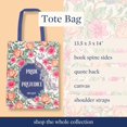 thumbnail image 4 of & Co Cute Canvas Tote Bag for Book Lovers, Bookish /Foldable Bag for Work/Groceries, 4 of 7