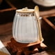 thumbnail image 4 of Tarro de vidrio para guardar hojas de té con cuchara | Recipiente hermético de vidrio transparente | Almacenamiento de cocina duradero para té, especias, hierbas y aperitivos | Solución de almace, 4 of 5