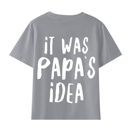 

Otqutp Baby Playwear Tops Girls T Shirt Cute Print Short Sleeve Top Cotton Clothes Round Neck Children s T Shirt Funny Casual Children s Short Sleeve T Shirt