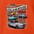 thumbnail image 3 of Wild Bobby Ford Still Plays With Cars Classic Muscle Car Lover, Women Graphic Tee, 3 of 5