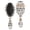 Halloween Pumpkin Bat Owl Stripe Pattern, variant on Christmas Vintage Wreath Text Pattern Brush, Detangling Hair Brush, Paddle Styling Brush, Air Cushion Design Gifts for Daily Hair Care