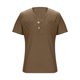 thumbnail image 2 of Eres Más Que una Camisa de Puntuación de Prueba Casual de Color Sólido con Cuello en V de los Hombres, Blusa de Manga Corta de Bolsillo de Botón para Uso Diario, 2 of 5
