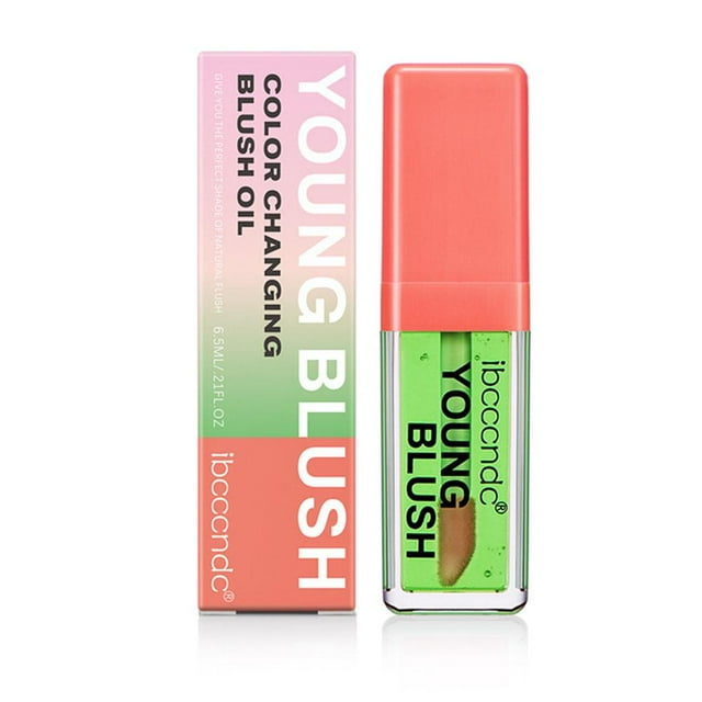 TQEHS Rubor líquido que cambia de color, 6,5 ml, gel de aceite, iluminador Wet Wild Petals H6J4