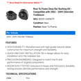 thumbnail image 2 of Rear To Frame Sway Bar Bushing Kit - Compatible with 2002 - 2009 Chevy Trailblazer 2003 2004 2005 2006 2007 2008, 2 of 2