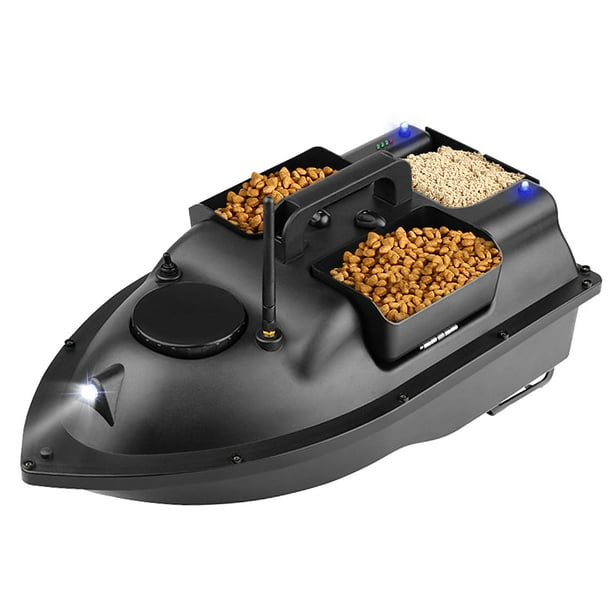 Romacci Fishing Bait Boat with 3 Bait Containers Wireless Bait Boat with  Automatic Return Function 