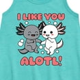 thumbnail image 2 of Instant Message - I Like You Alotl - Toddler and Youth Girls A-line Dress, 2 of 5