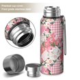 thumbnail image 2 of 20 Oz Pioneer Flower Coffee Tumbler Double Wall Insulated Stainless Steel Water Bottle | Metal Reusable Thermoses Flask with Cup Cap | Leak & Sweat Proof with Anti-Dust Lid, 2 of 7