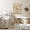 thumbnail image 4 of Hieng Neutral Simple Beige Floral Canvas Wall Art, Modern Minimalist Botanical Wall Decor, Vintage Beige Flower Poster Prints for Living Room Bedroom Farmhouse（Only canvas）, 4 of 6