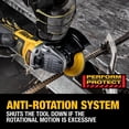thumbnail image 4 of Esmeriladora angular inalámbrica sin escobillas DEWALT 20V MAX XR 115-125 mm, 4 of 9