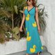 thumbnail image 3 of Rubber Duck Vestido Sin Mangas , Vestidos De Lujo Para Ocasiones Oficiales, 3 of 5
