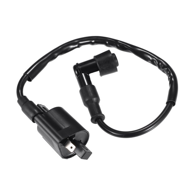 Conjunto de bobina de encendido para Yamaha ATV para Yamaha YFM250 B Big Bear Tracker YFM350 YFM400 FW Big Bear YFM250 B Bruin 4X4 2X4 Paquete de bobina eléctrica de encendido en ángulo de 90 grados Negro Unique Bargains bobinas de ignición