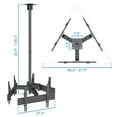 thumbnail image 6 of Mount-It! MI-515 - Mounting kit (ceiling mount) - for 3 LCD displays - screen size: up to 65", 6 of 8