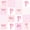 Pink White P, variant on meiyoeat Ribbon Bow Letter Print Bed Sheets For Girls,Pink Plaid Bowknot Alphabet A Full Size Sheets For Kids,4-Piece