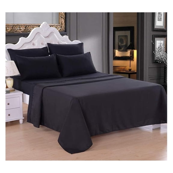 King Sheet Set 6 Piece - Soft Microfiber Bed Sheets with Deep Pockets, 2800 Thread Count, 16 Inch Pocket, Wrinkle Resistant - Ideal for Deep Mattresses