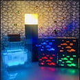 thumbnail image 4 of Minecraft Game Miners Night Light Rechargeable Flashlight Lamp Toy，Blue, 4 of 6