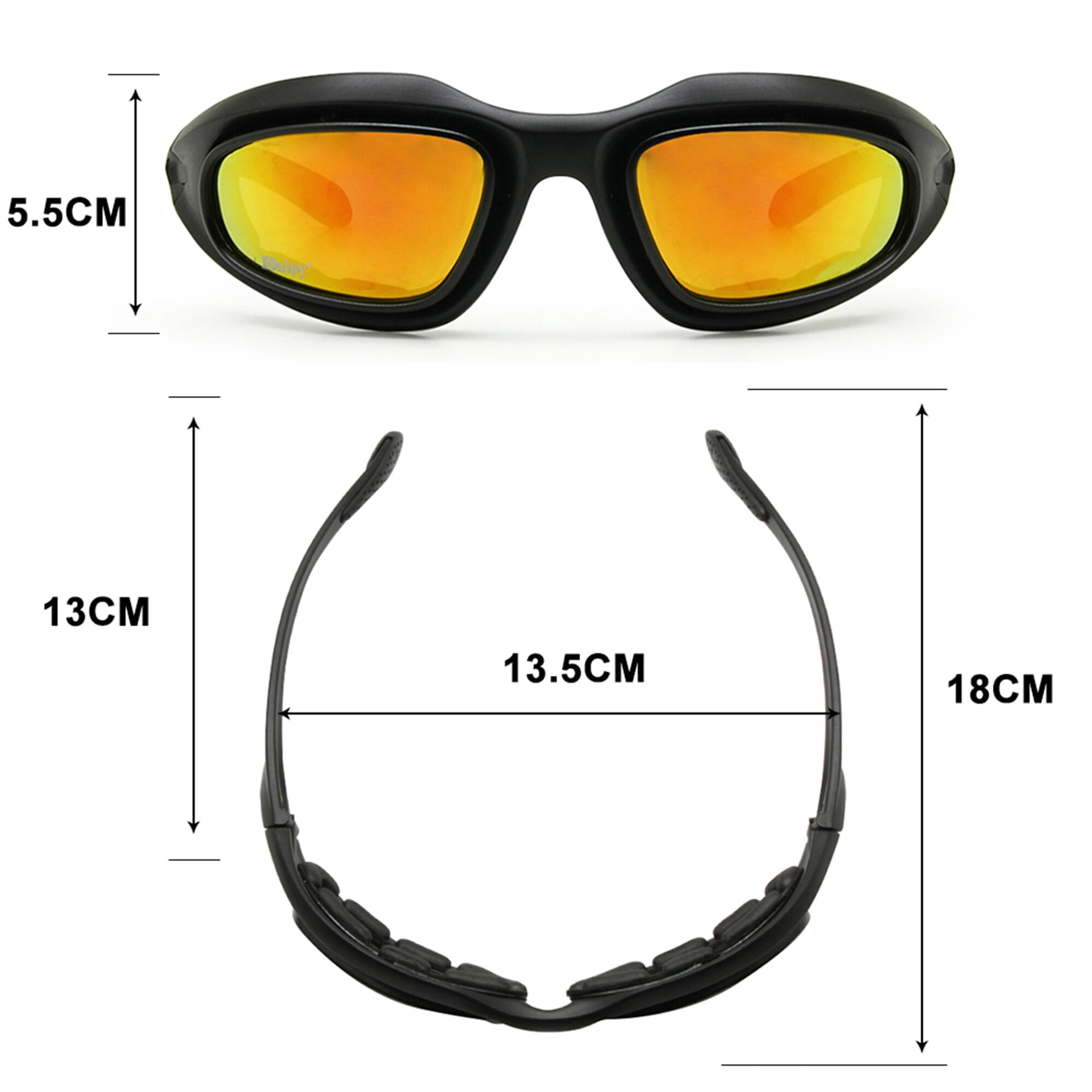 Polarized Goggles Outdoor Sports Motorcycling Glasses Game Military Sunglasses