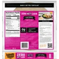 thumbnail image 2 of La Tortilla Factory Zero Net Carb Tortillas, Carb Cutting, Keto Friendly, Soft Taco Size, 8 Count, 11 oz – 60 Calorie High Fiber Wraps for Quick Tacos, 2 of 5