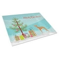 thumbnail image 1 of Carolines Treasures CK3460LCB Italian Greyhound Christmas Tree Glass Cutting Board - Large, 1 of 4
