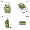 thumbnail image 3 of FORMRS Crossbody Bag for Women Quilted Travel Shoulder Cell Phone Purse with Chain Strap Handbag, Black Martini, 3 of 7