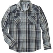 No Boundaries Big Men's Yarn Dye Plaid W