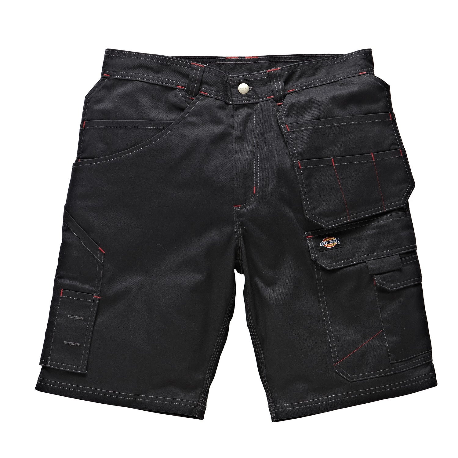 Mens Cargo Redhawk Pro Work Shorts Black Multi Pockets Waist 40 