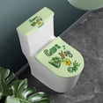 thumbnail image 2 of HELLHERO Toilet Cover Set, Universal Soft Easy to Clean, Adds Holiday Charm Stretch Adjustable, St. Patrick's Day, 2 of 7