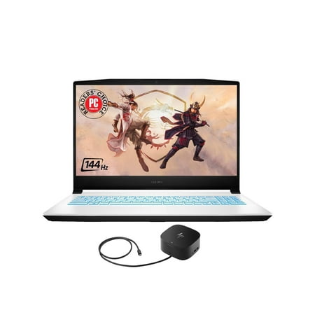 MSI Sword 15 Gaming/Entertainment Laptop (Intel i7-11800H 8-Core, 15.6in 144Hz Full HD (1920x1080), NVIDIA RTX 3050 Ti, 8GB RAM, Win 10 Home) with G2 Universal Dock