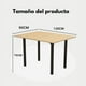 thumbnail image 5 of Mesa de Comedor Plegable FurnitureR MARLOWE Beige 2-4 Personas, 5 of 7