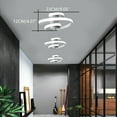 thumbnail image 6 of Elegant Acrylic LED Ceiling Lamp Living Room Bedroom Hallway Lamp 110V, 6 of 11