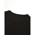 thumbnail image 4 of T-Shirt Graphique Mignon Lapin pour Femmes - Noir avec Imprimé Léopard Bandeau Détail, Col Rond Décontracté Manches Courtes, Cadeau Parfait de Pâques, Haut Toutes Saisons Tee-Shirt Graphique Amusant Tissu Brillant, 4 of 6