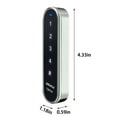 thumbnail image 3 of Viflosae Locker Locker Bag Storage Cabinet Intelligent Electronic Combination Lock For Gym Yoga Ball Bar Locker , Intelligent Door Locks Deals, 3 of 7