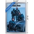 thumbnail image 3 of Star Wars: The Mandalorian Season 2 - Mandalorian Group Wall Poster, 14.725" x 22.375", Framed, 3 of 5