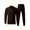 Black, variant on Men's Tracksuits Polo 2 Piece Outfits Long Sleeve Pullover Tracksuit Set Sweatshirt and Joggers Waffle Tops Bottoms Casual Sport Activewear Golf Suit Black XL