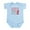 Sky Blue, variant on CafePress - Odd Even Numbers Infant Bodysuit - Baby Light Bodysuit, Size Newborn - 24 Months
