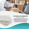 thumbnail image 4 of Clear Packing List Envelopes, Top Loading Self-Seal, 1000 Count, 4.5 x 5.5 in, 4 of 5
