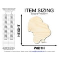 thumbnail image 2 of Unfinished Wood Detailed Turkey Shape | DIY Craft Cutout | up to 46" DIY 36" / 1/2", 2 of 3