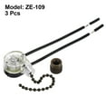 thumbnail image 2 of Uxcell Pull Chain Switch On-Off ZE-109 for Ceiling Fan Lamp Light Clear Bronze 3Pack, 2 of 6