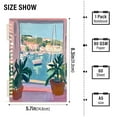 thumbnail image 2 of FORMRS 1-Subject Spiral Notebook 8" x 5" College Ruled 60 Refillable Sheet A5 Hard Cover, 2 Pack, Sea Boat, 2 of 7