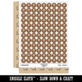 thumbnail image 2 of Piano Keys Music 200+ Round Stickers - Brown - Gloss Finish - 0.50" Size, 2 of 3