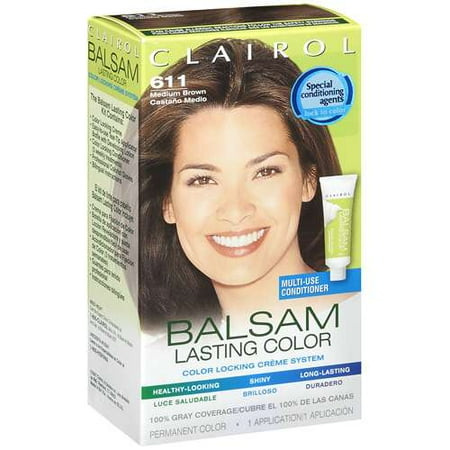 Clairol: Medium Brown Balsam Lasting Color Locking CrￃﾨMe System, 1 ct