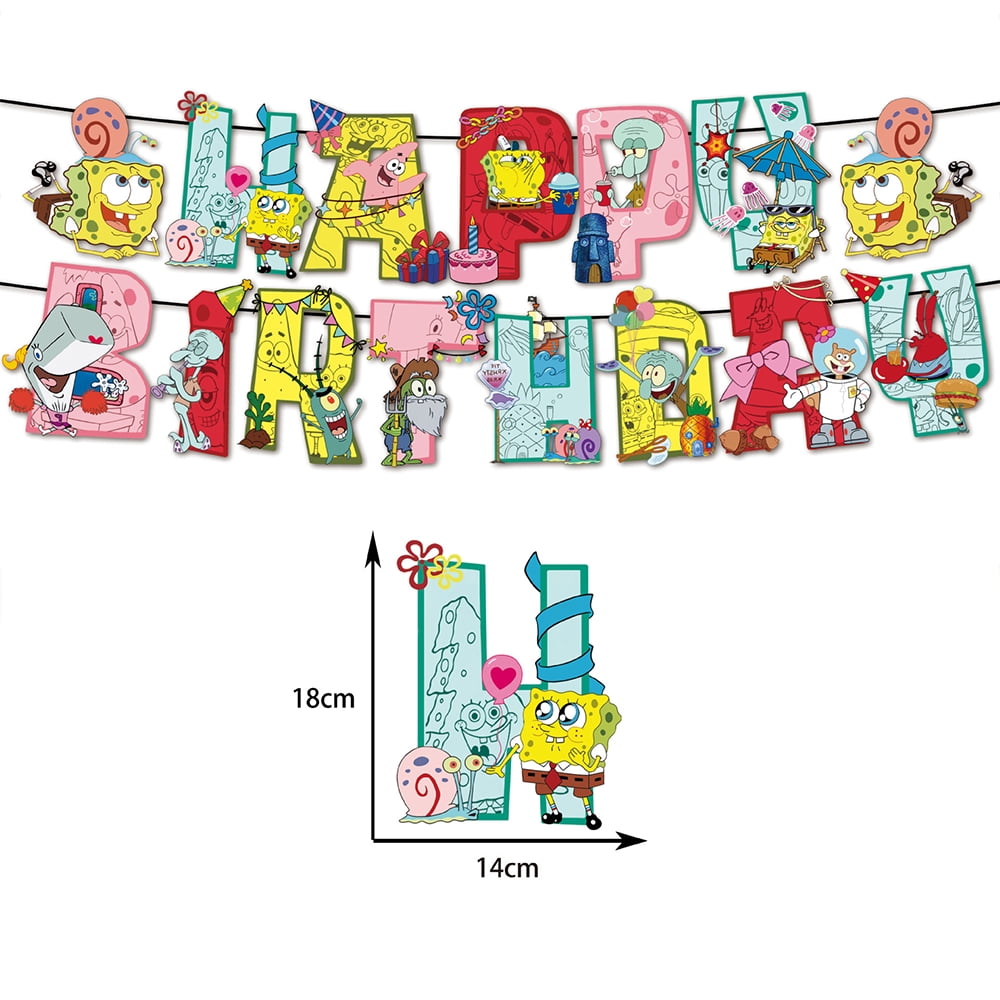 New Birthday Party Cute Latex Ballons Set | Kids Cartoon Theme Birthday Party Supplies | 37Pcs/set